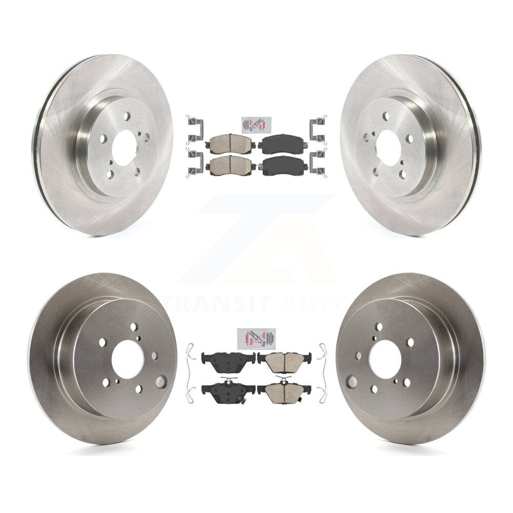 Kit de plaquettes en céramique et de rotors de frein à disque avant et arrière, pour Subaru Crosstrek
