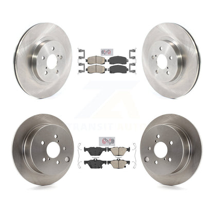 Kit de plaquettes en céramique et de rotors de frein à disque avant et arrière, pour Subaru Crosstrek