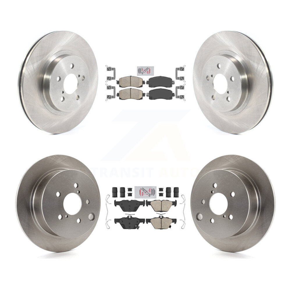 Kit de plaquettes en céramique et de rotors de frein à disque avant et arrière, pour Subaru Crosstrek