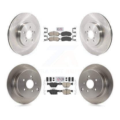 Kit de plaquettes en céramique et de rotors de frein à disque avant et arrière, pour Subaru Crosstrek