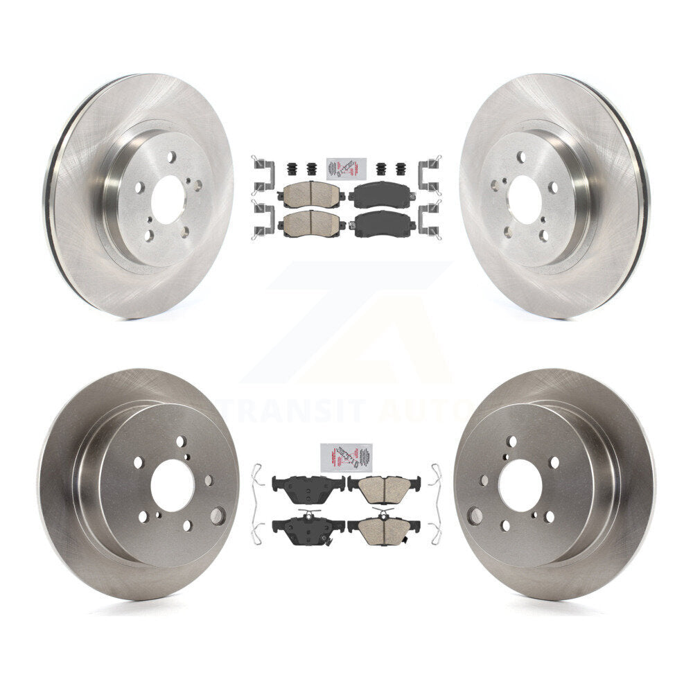 Kit de plaquettes en céramique et de rotors de frein à disque avant et arrière, pour Subaru Crosstrek