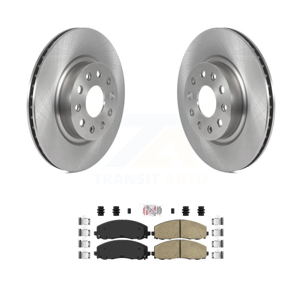 Kit de rotors de frein à disque avant et plaquettes en céramique pour Jeep Wrangler K8A-106919