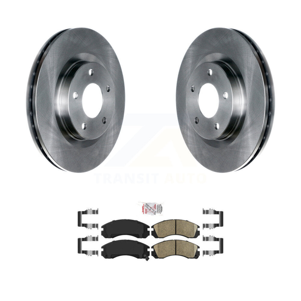 Kit de rotors de frein à disque avant et plaquettes en céramique pour Mitsubishi Lancer K8A-106923