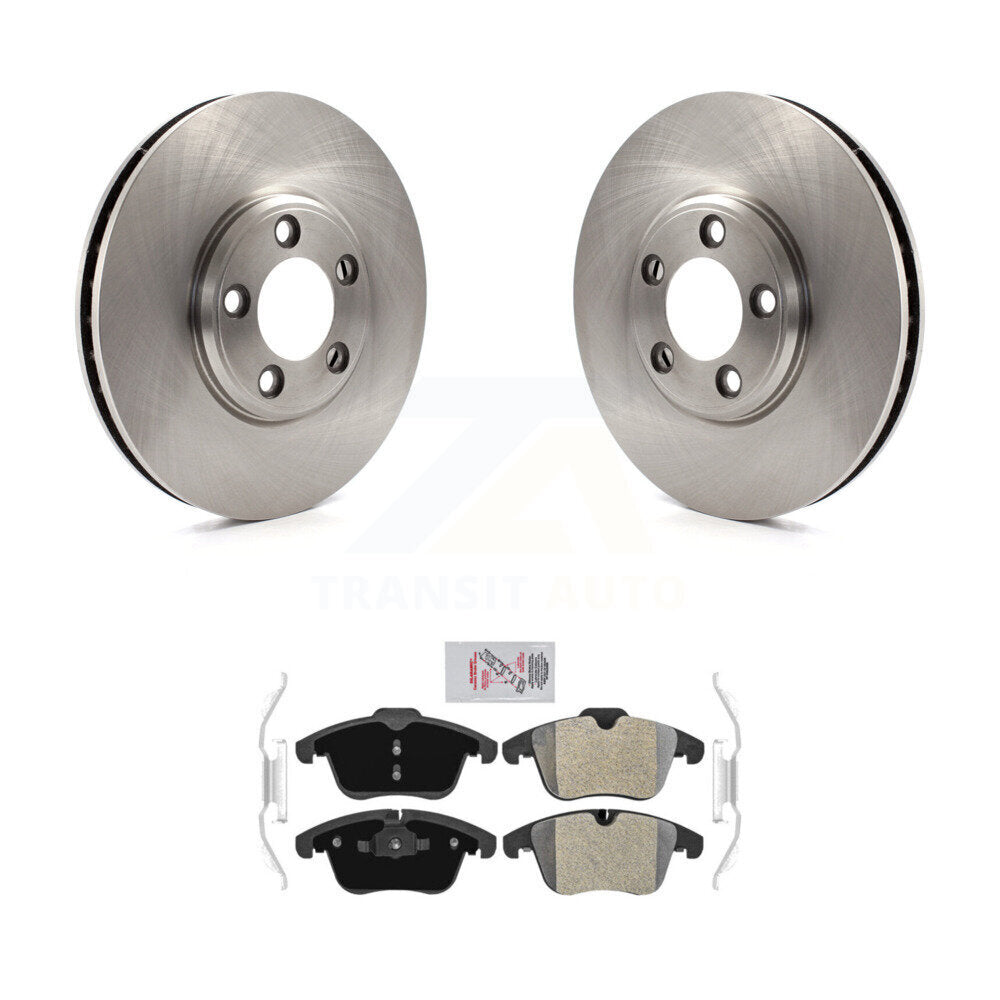 Kit de rotor de frein à disque avant et de plaquettes semi-métalliques pour Jaguar S-Type Sport/Bas 2005