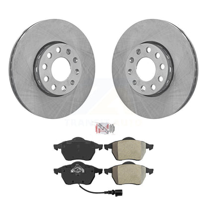 Kit disques de frein à disque avant et plaquettes semi-métalliques pour Audi A6 Quattro 100