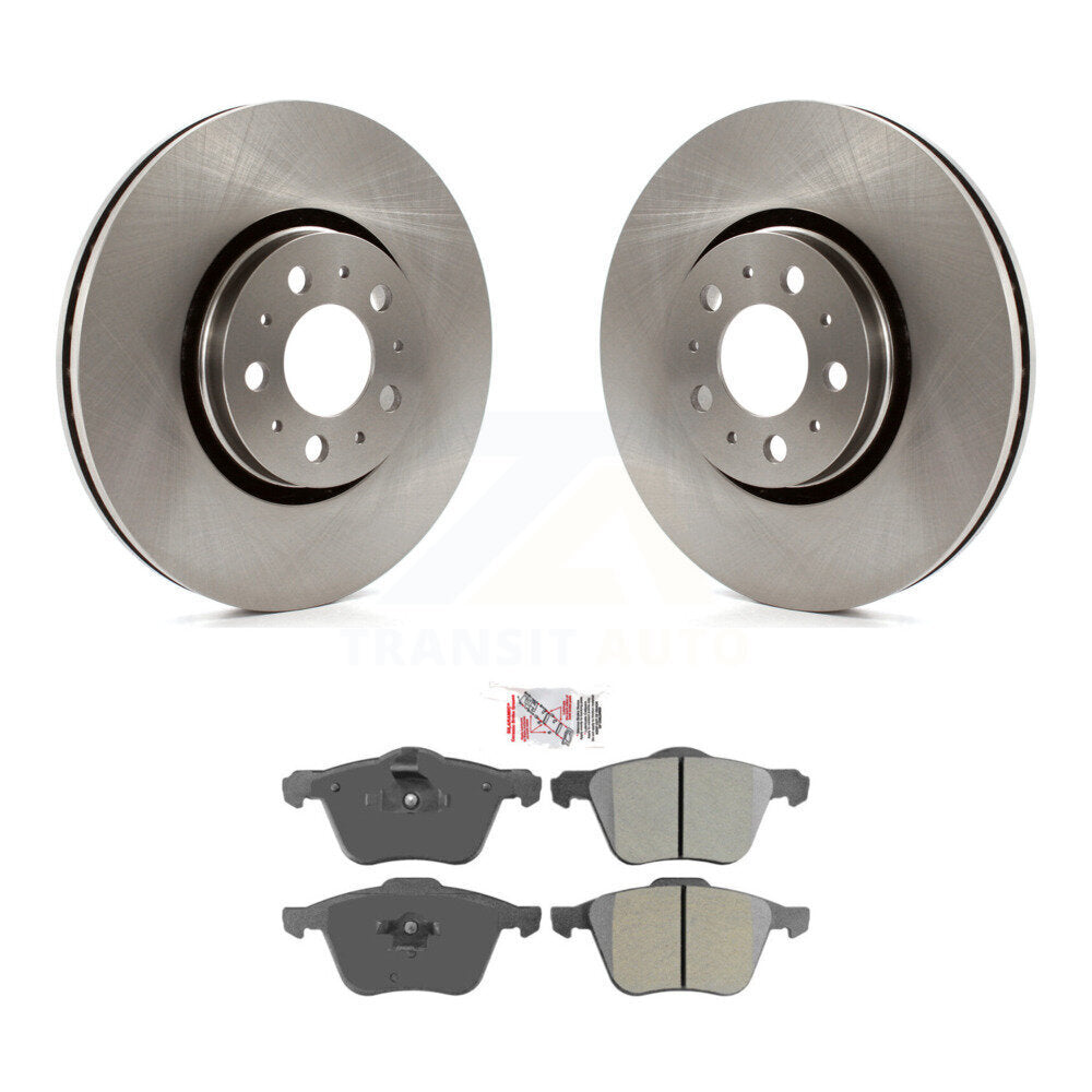 Kit de disques de frein à disque avant et plaquettes semi-métalliques pour Volvo XC90 K8A-106942