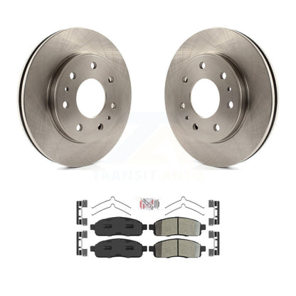 Rotors de frein avant et kit de plaquettes semi-métalliques pour Ford F-150 2009 avec roue à 7 écrous