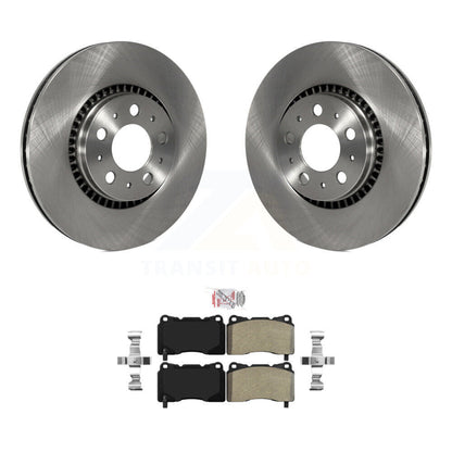 Kit de disques de frein à disque avant et plaquettes semi-métalliques pour Volvo V70 R 2005-2007