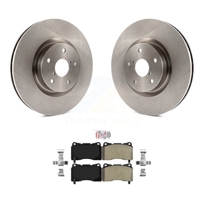 Kit de disques de frein à disque avant et plaquettes semi-métalliques pour Subaru Impreza WRX STI