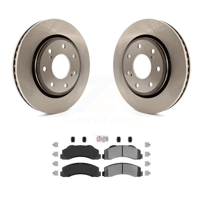 Kit de rotor de frein avant et de plaquettes semi-métalliques pour Ford F-150 10-14 avec roue à 7 écrous