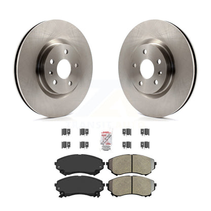 Kit de disques de frein à disque avant et plaquettes semi-métalliques pour Cadillac CTS K8A-106981