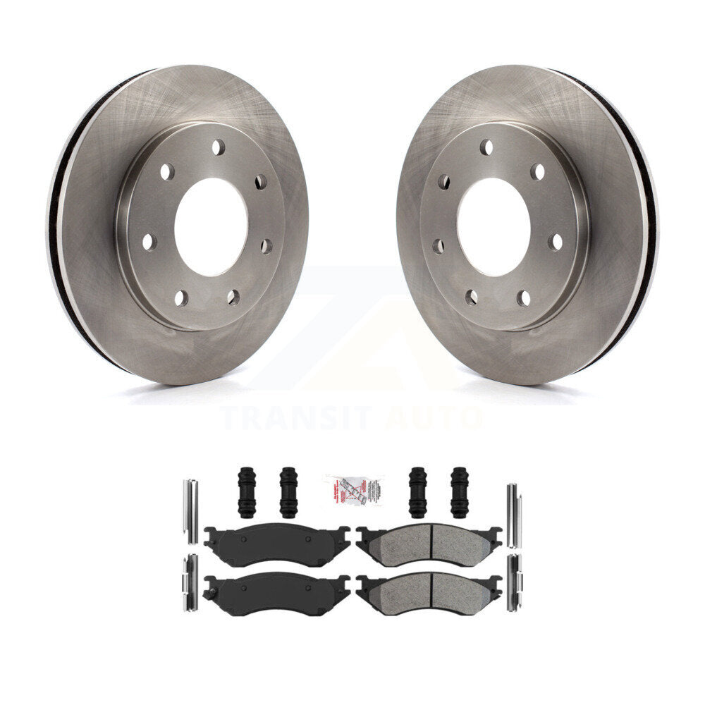 Kit de rotor de frein avant et de plaquettes semi-métalliques pour Ford F-150 F-250 HD Heritage 4W