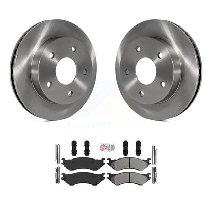 Rotors de frein à disque avant et kit de plaquettes semi-métalliques pour Dodge Ram 1500 RW 2000-2001