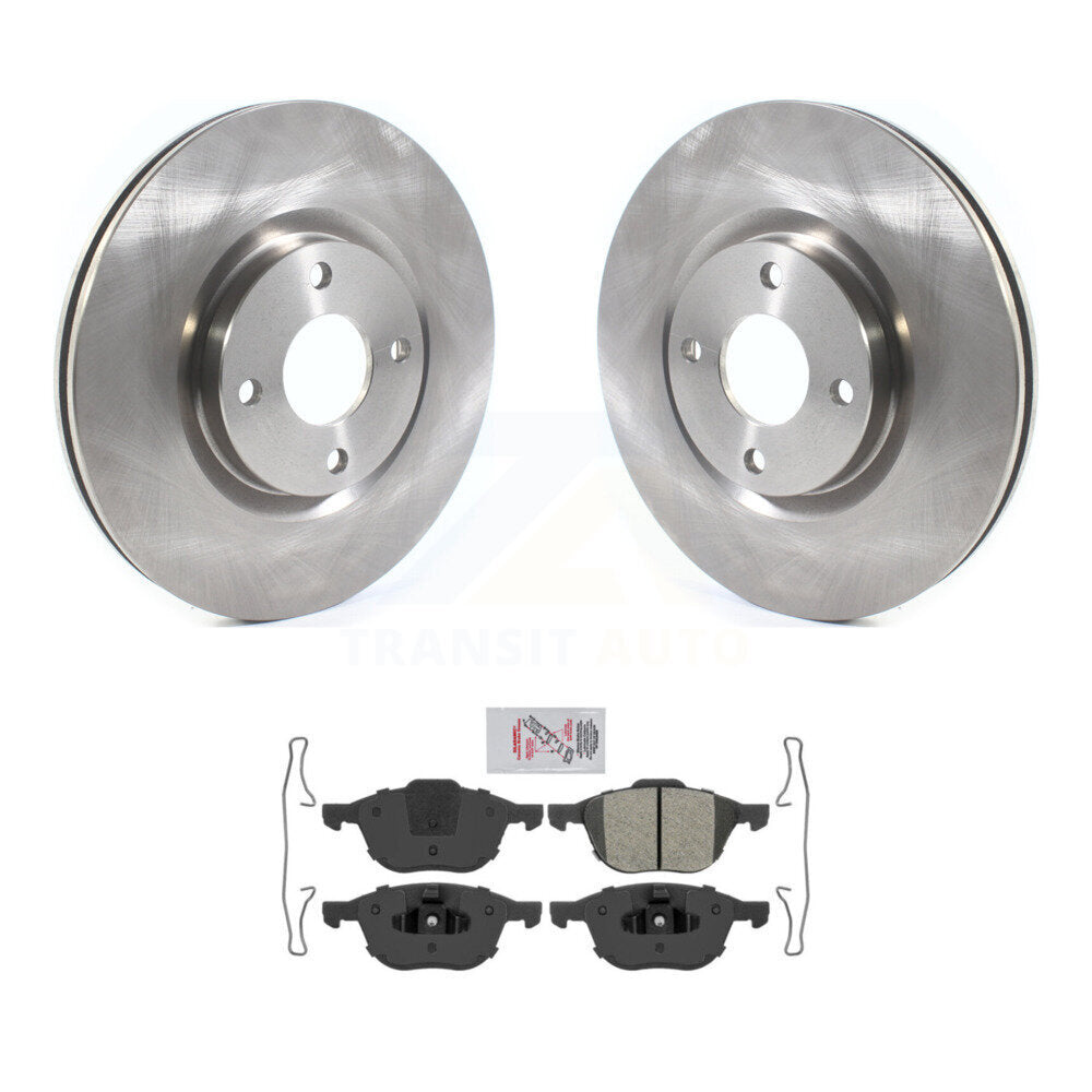 Kit de disques de frein à disque avant et de plaquettes semi-métalliques pour Ford EcoSport 2018-2022