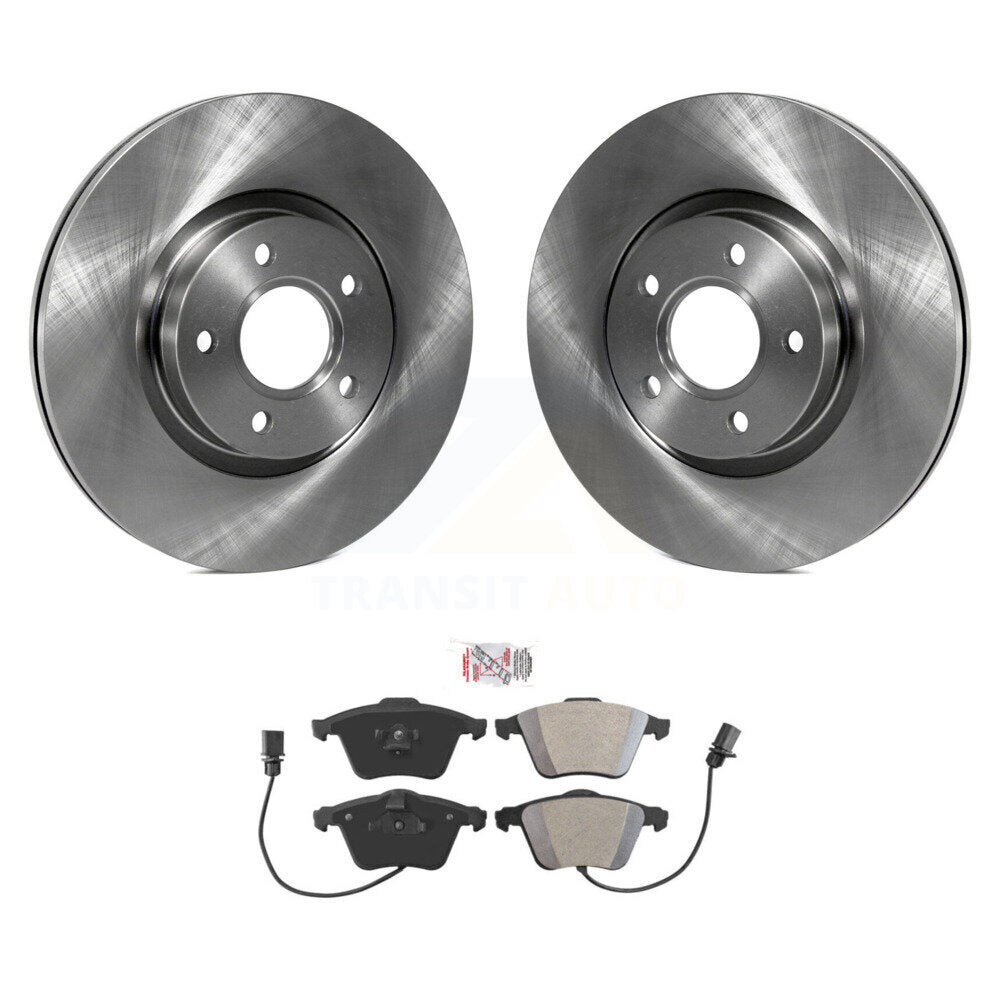 Kit de disques de frein à disque avant et plaquettes semi-métalliques pour Volvo S40 K8A-107009