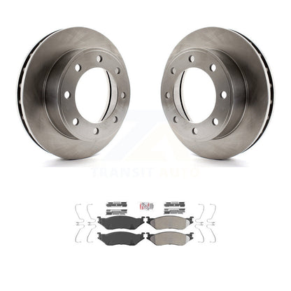 Kit de rotor de frein avant et de plaquettes semi-métalliques pour Ford F-450 Super Duty F-55 1999