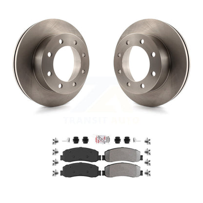 Kit de plaquettes semi-métalliques de rotors de frein à disque avant pour Ford F-350 Super Duty 4W 2012