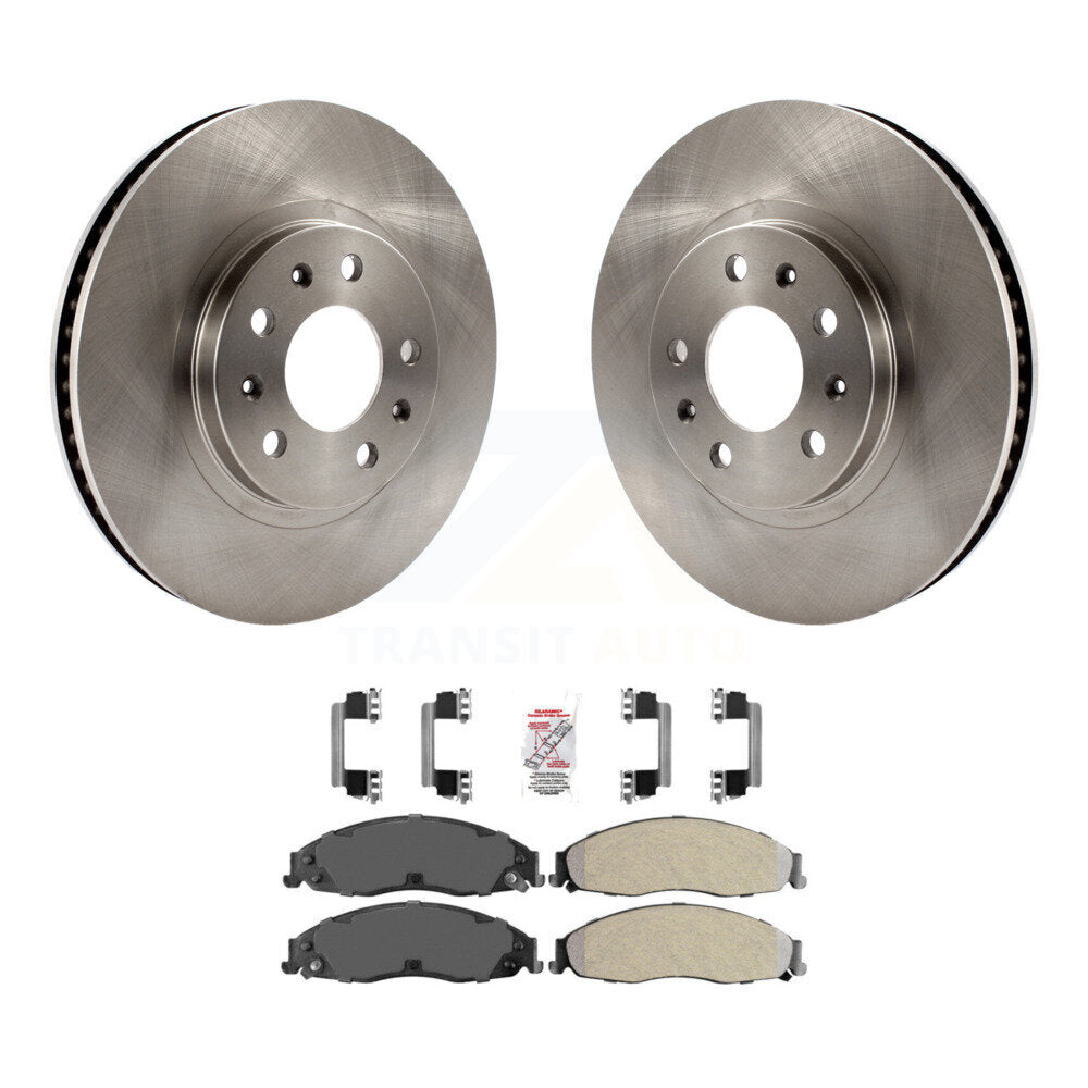 Kit de disques de frein à disque avant et plaquettes semi-métalliques pour Cadillac CTS K8A-107027