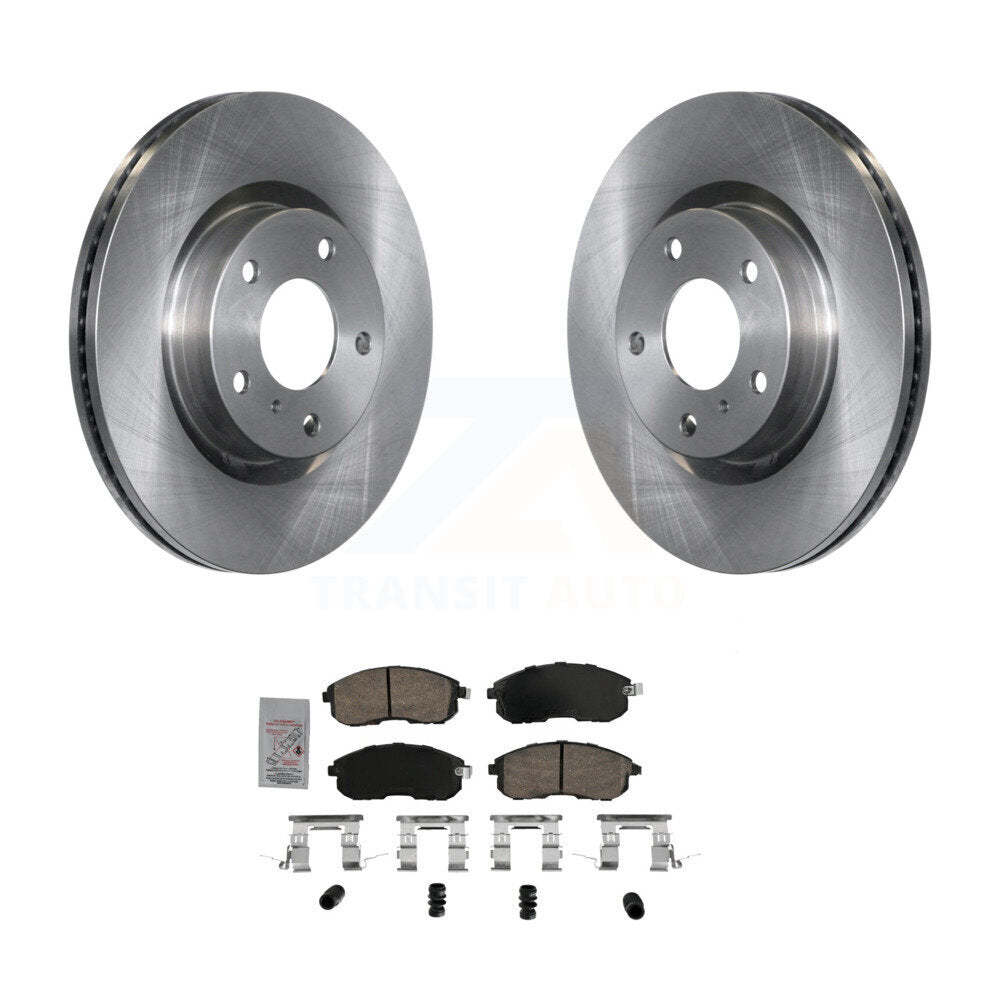 Kit de rotors de frein à disque avant et plaquettes en céramique pour INFINITI G35 Nissan 350Z