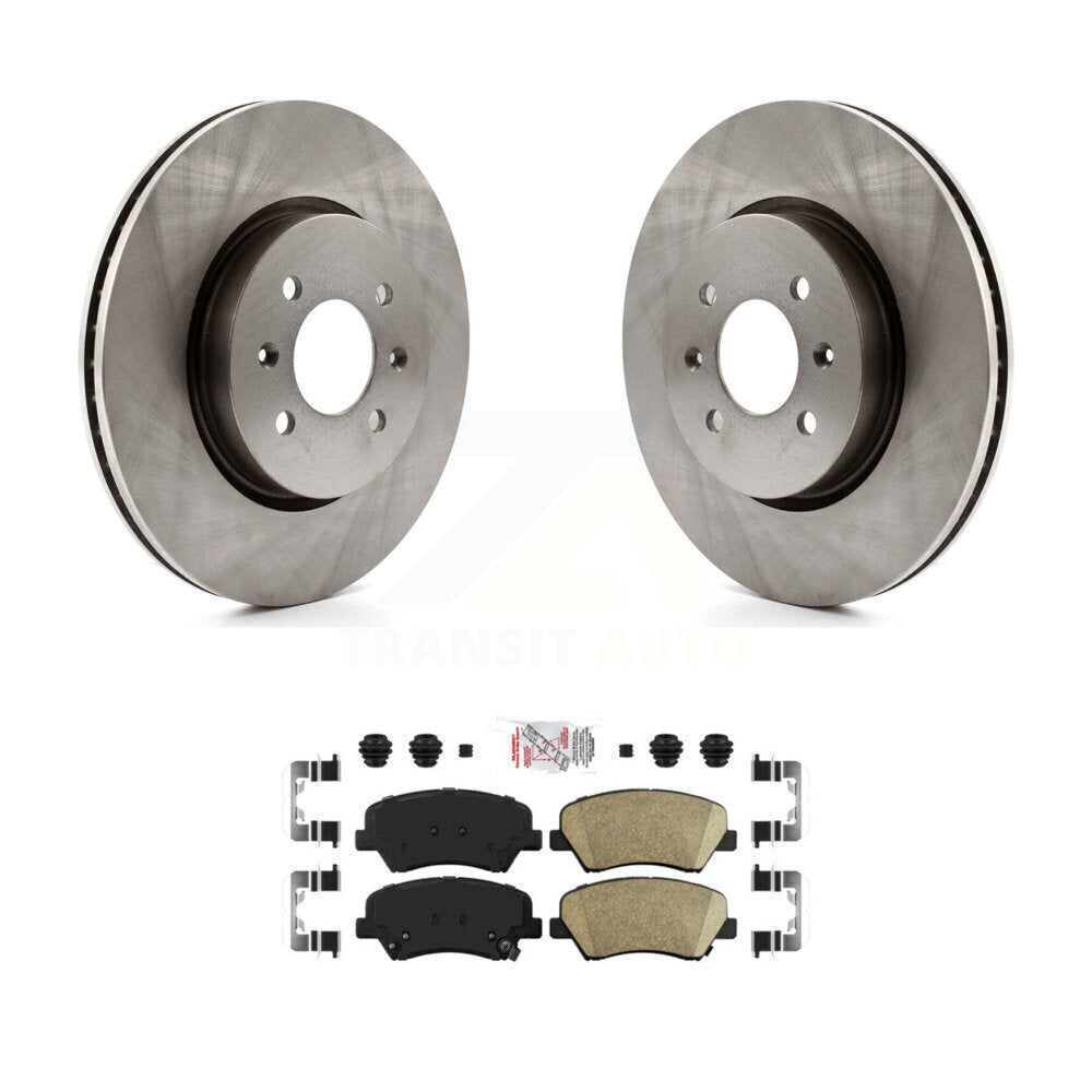 Kit de disques de frein à disque avant et plaquettes en céramique pour Kia Rio K8A-107059