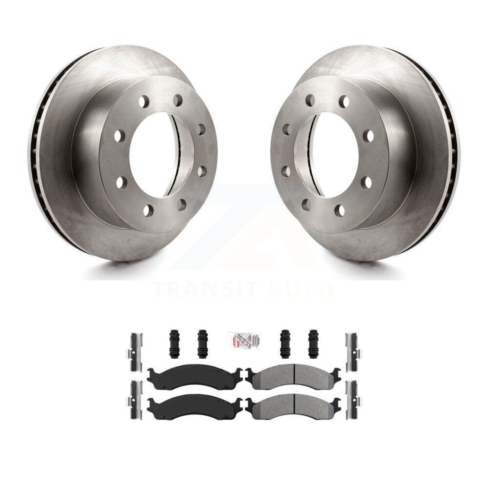Kit de rotors de frein à disque avant et plaquettes semi-métalliques pour Dodge Ram 2500 3500 Van