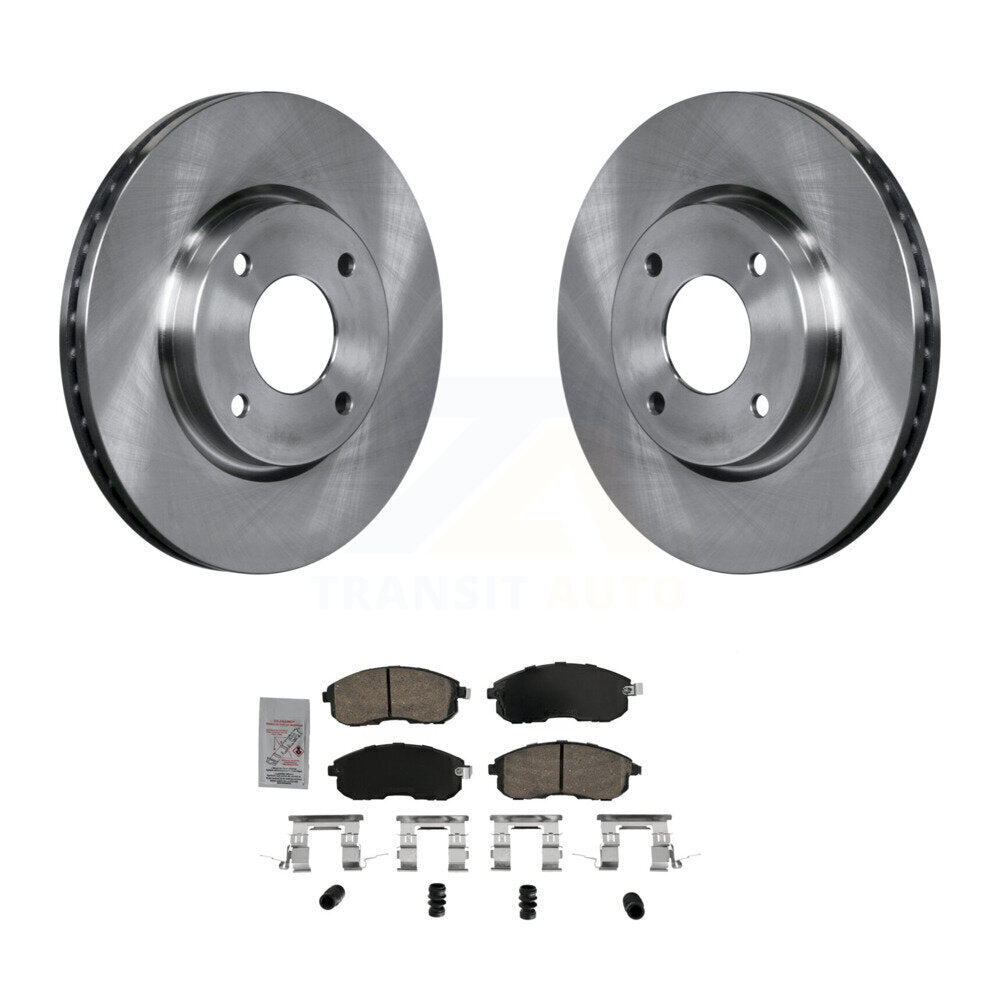 Kit de disques de frein à disque avant et plaquettes en céramique pour Nissan Versa K8A-107076