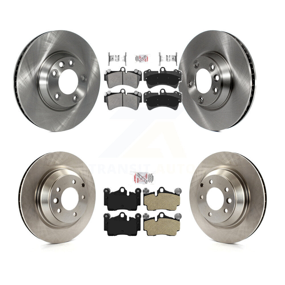 Kit de plaquettes semi-métalliques avant et arrière et disques de frein (6 pièces) pour Audi Q7