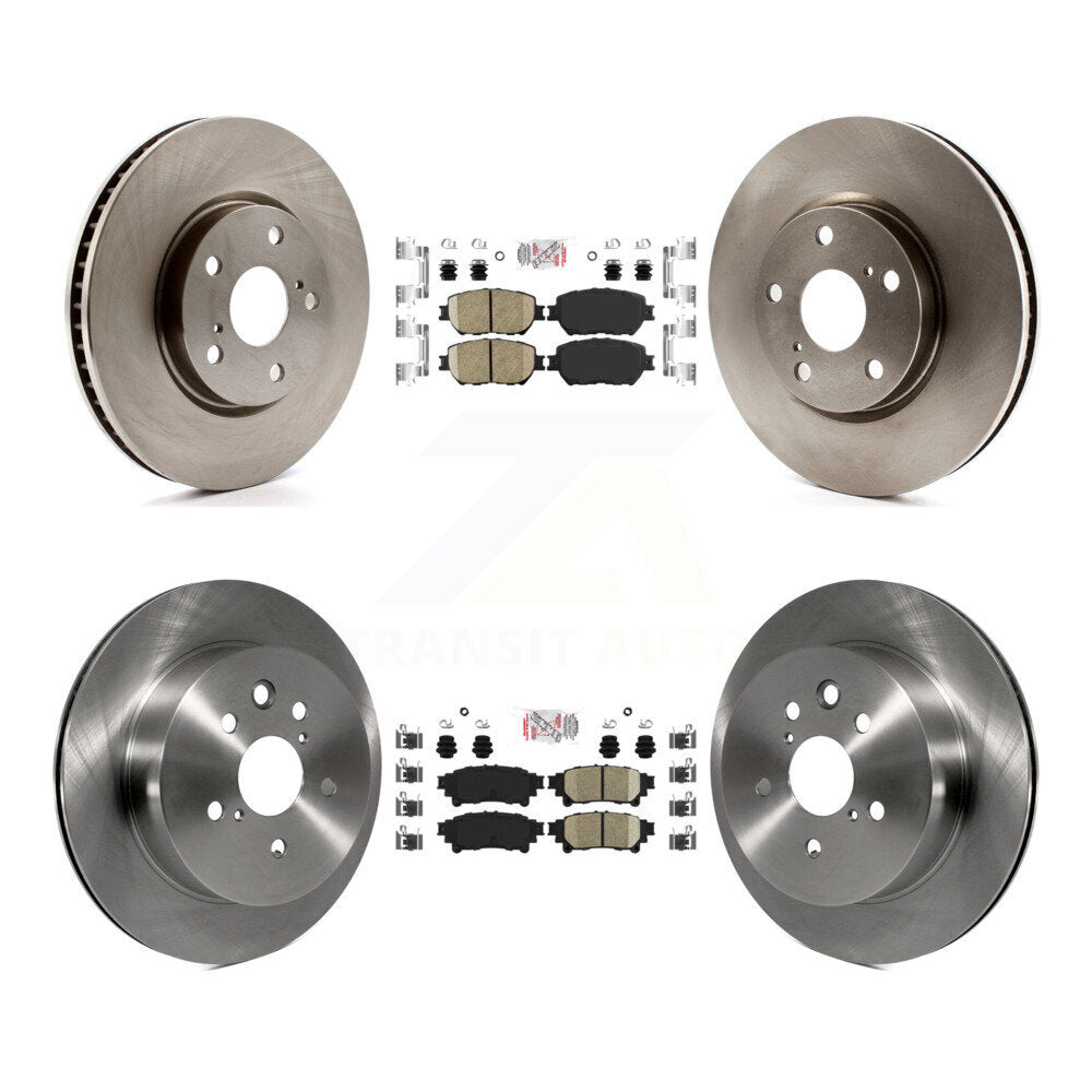 Kit de plaquettes de frein et de disques de frein en céramique avant et arrière (6 pièces) pour Lexus IS250 C F Sport 2014