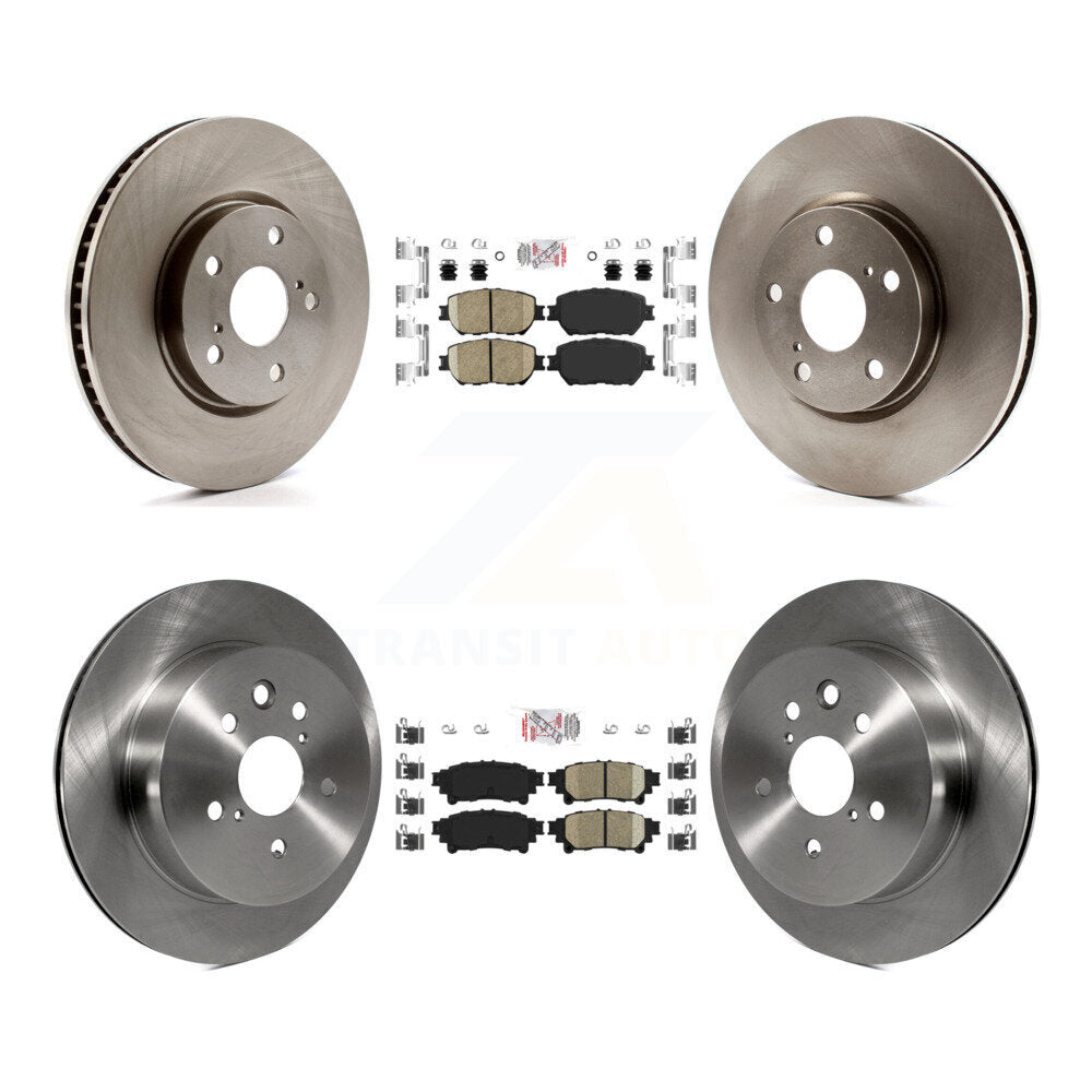Kit de plaquettes de frein et de disques de frein en céramique avant et arrière (6 pièces) pour Lexus IS250 C F Sport 2014