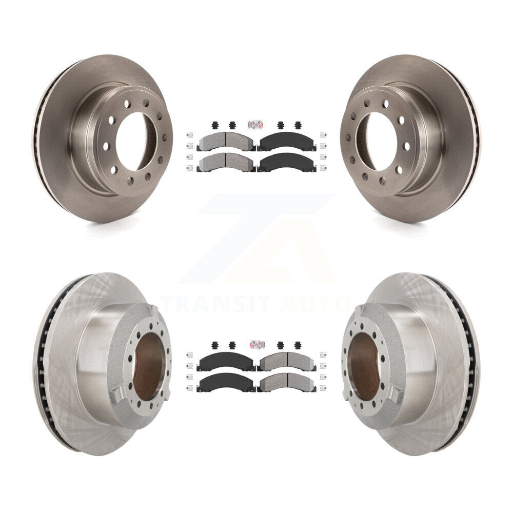 Kit de plaquettes semi-métalliques avant et arrière et Rotor de frein, pour Ram Dodge Sterling Truck 450