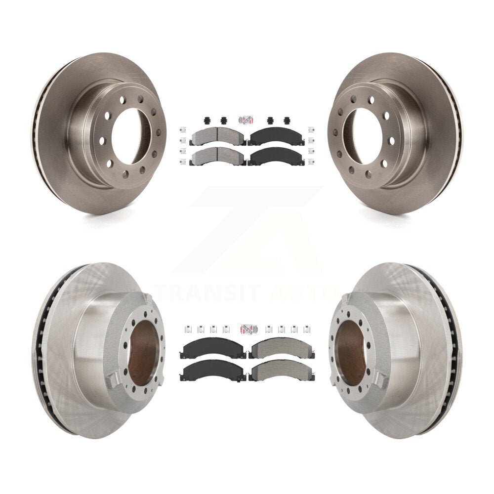 Kit de plaquettes semi-métalliques avant et arrière et Rotor de frein, pour Ram Dodge Sterling Truck 450