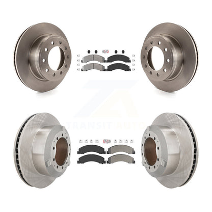 Kit de plaquettes semi-métalliques avant et arrière et Rotor de frein, pour Ram Dodge Sterling Truck 450