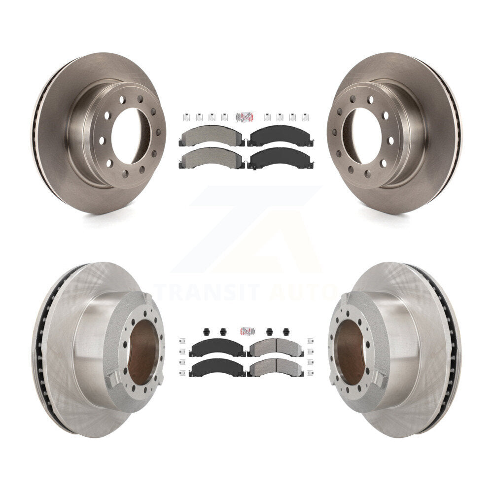 Kit de plaquettes semi-métalliques avant et arrière et Rotor de frein, pour Ram Dodge Sterling Truck 450