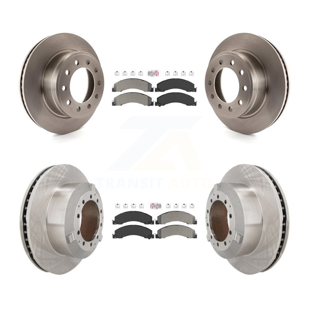 Kit de plaquettes semi-métalliques avant et arrière et Rotor de frein, pour Ram Dodge Sterling Truck 450