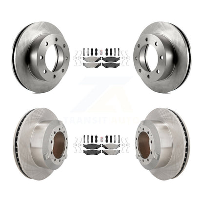 Kit de plaquettes semi-métalliques avant et arrière et disques de frein, pour Ford F-450 Super Dut