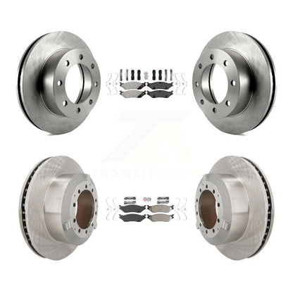 Kit de plaquettes semi-métalliques avant et arrière et disques de frein, pour Ford F-450 Super Dut