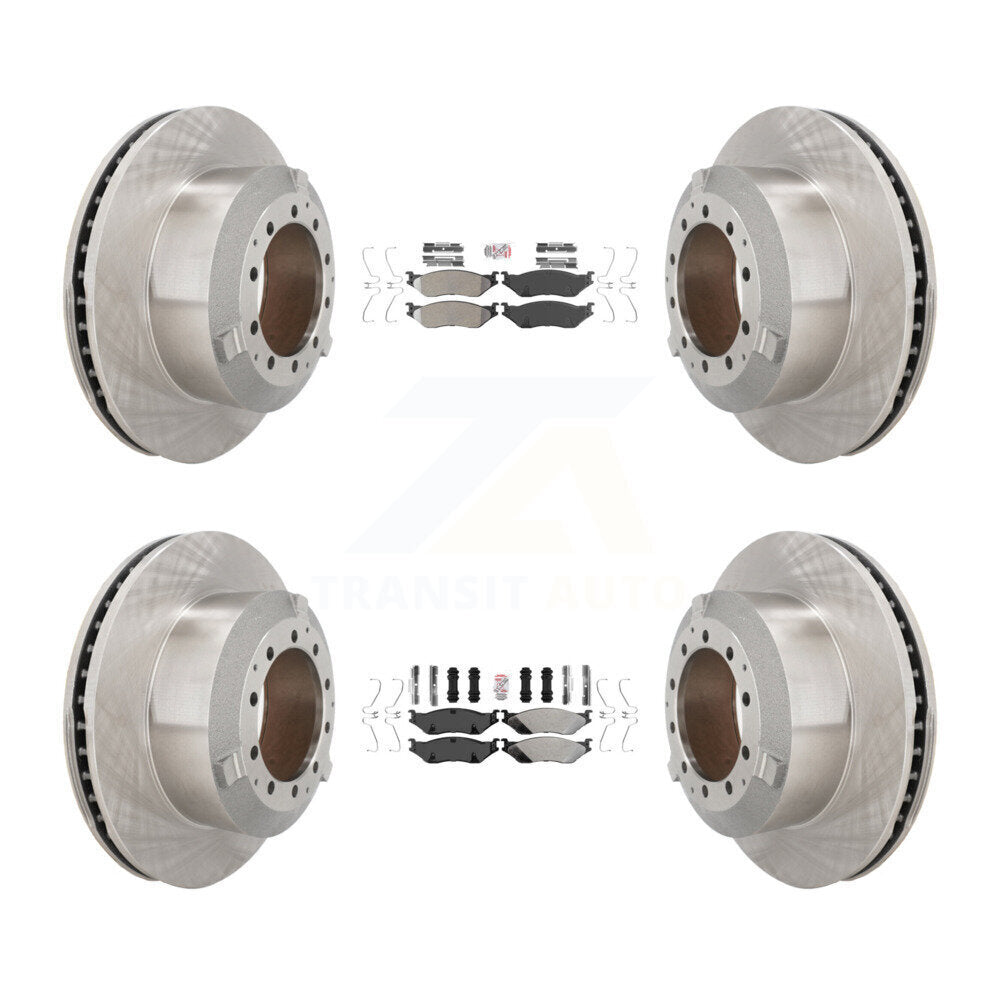 Kit de plaquettes semi-métalliques avant et arrière et Rotor de frein pour International TerraStar IC A