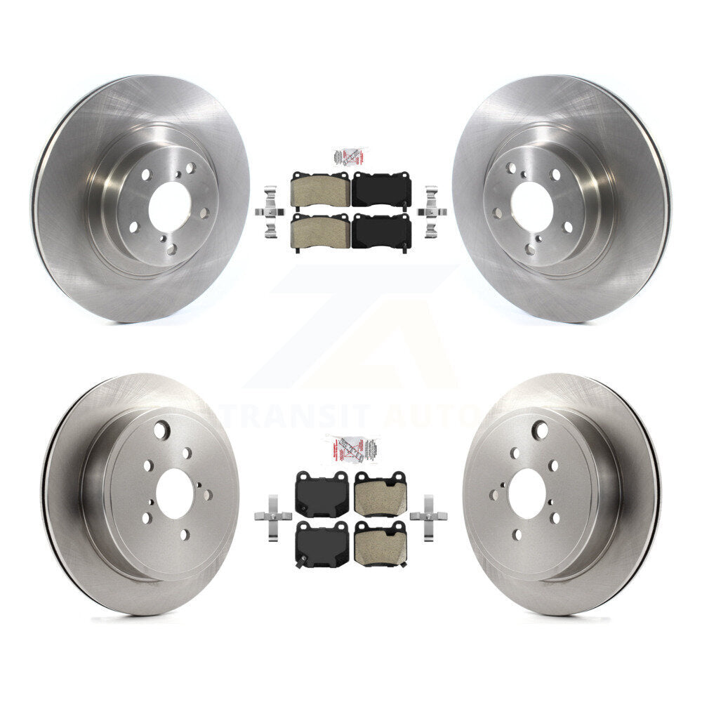 Kit de rotor de frein à plaquettes semi-métalliques avant et arrière pour Toyota 86 sans frein Brembo