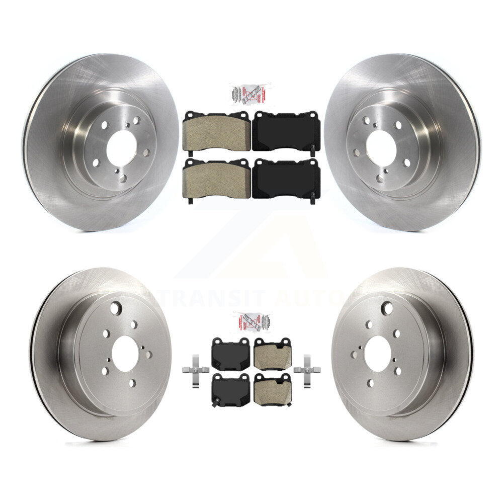 Kit de rotor de frein à plaquettes semi-métalliques avant et arrière pour Toyota 86 sans frein Brembo