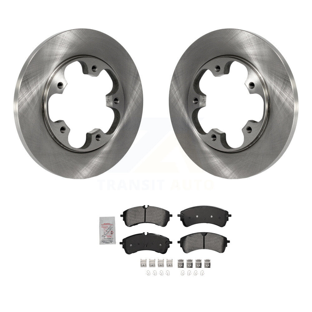 Kit de rotor de frein à disque arrière et de plaquettes semi-métalliques pour Ford Transit-250 Transit-15