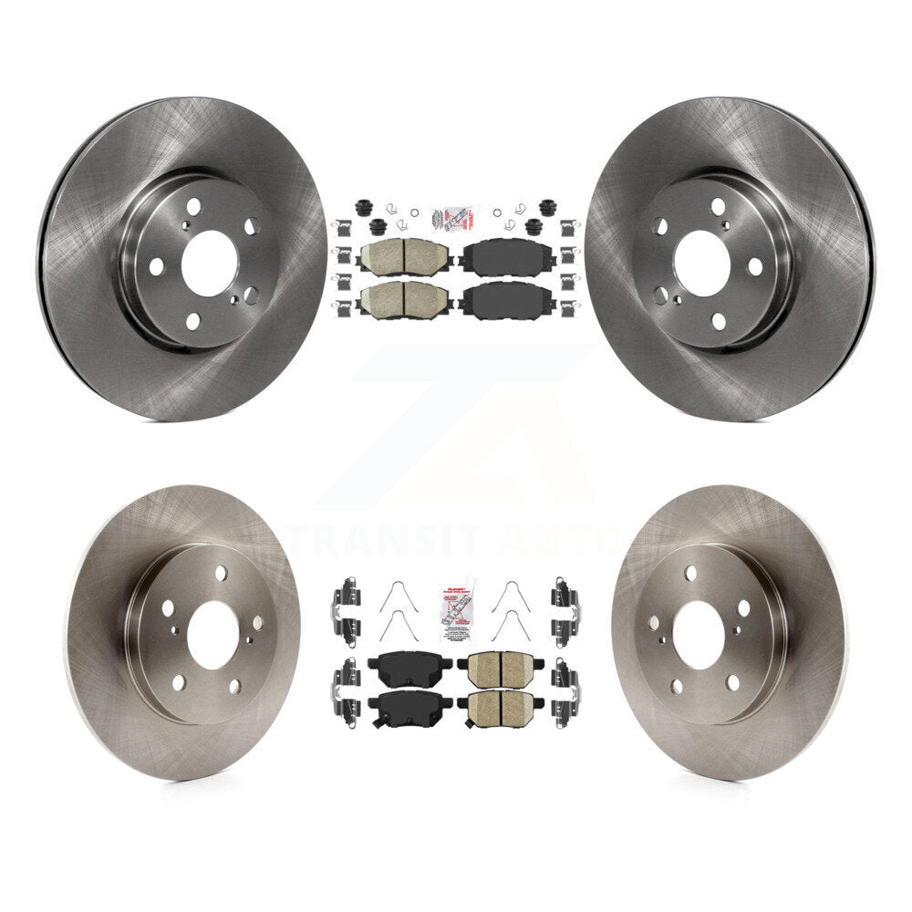 Kit de plaquettes en céramique et de disques de frein avant et arrière, pour Toyota Matrix K8A-107205