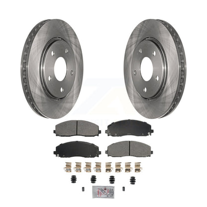 Kit de disques de frein à disque avant et plaquettes semi-métalliques pour Dodge Grand Caravan