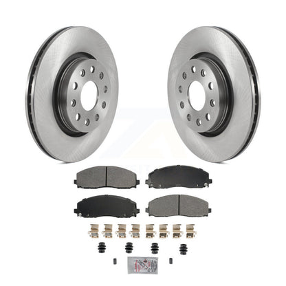 Kit de rotors de frein à disque avant et plaquettes semi-métalliques pour Jeep Wrangler Gladiator