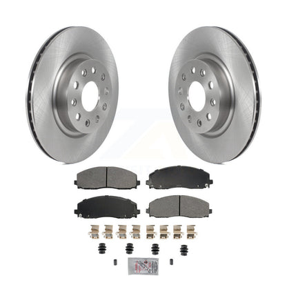Kit de disques de frein à disque avant et plaquettes semi-métalliques pour Jeep Wrangler K8A-107210