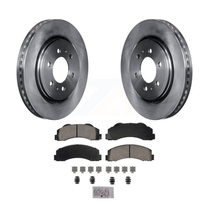 Rotors de frein avant et kit de plaquettes en céramique pour Ford F-150 Expedition Lincoln Navigato