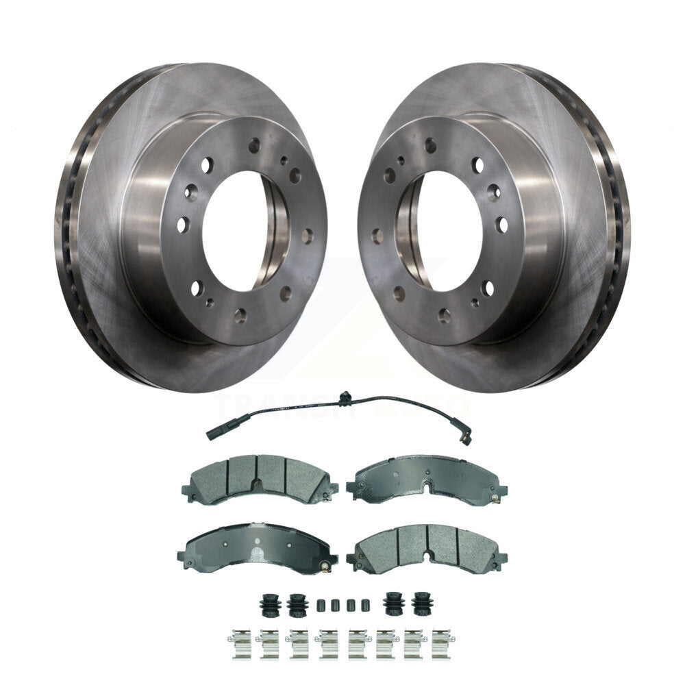 Rotors de frein avant et Kit de plaquettes semi-métalliques pour GMC Chevrolet Sierra 2500 HD 350