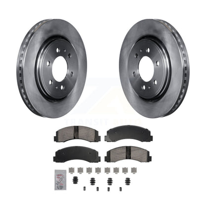 Rotors de frein avant et kit de plaquettes en céramique pour Ford F-150 Expedition Lincoln Navigato