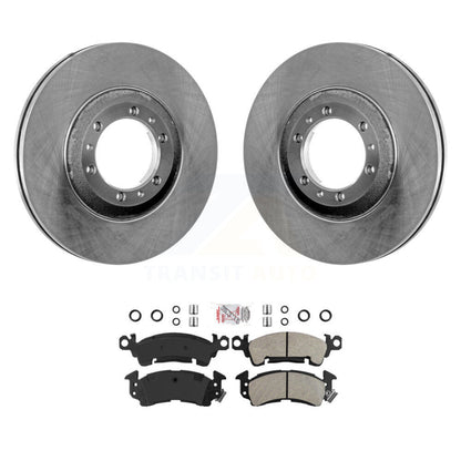 Kit de rotor de frein avant et de plaquettes semi-métalliques pour châssis commercial Cadillac 5.7