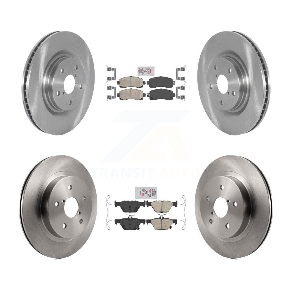 Kit de rotors de frein à disque avec plaquettes en céramique avant et arrière, pour Subaru Outback Legac 2020 – 2022