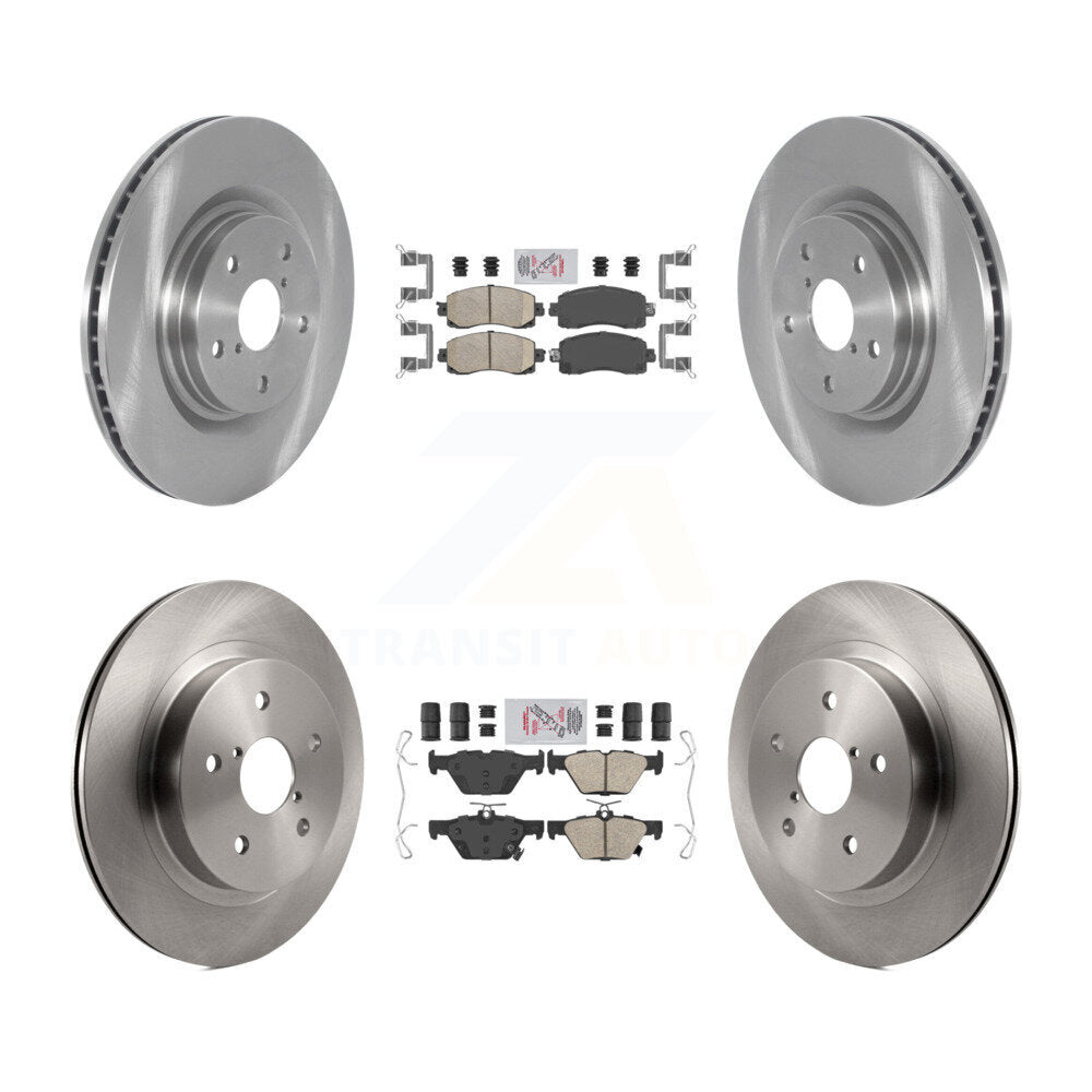 Kit de rotors de frein à disque avec plaquettes en céramique avant et arrière, pour Subaru Outback Legac 2020 – 2022